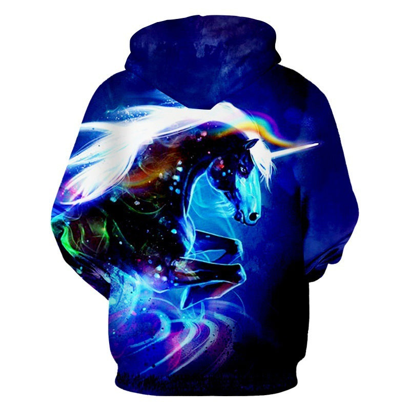 Techno-Sport 3D Digital Print Sweatshirt