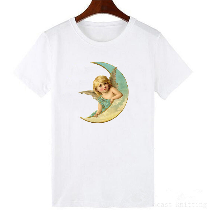 Adam and Eve crewneck T-shirt