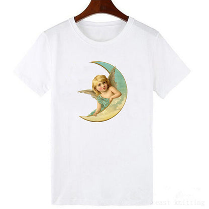 Adam and Eve crewneck T-shirt