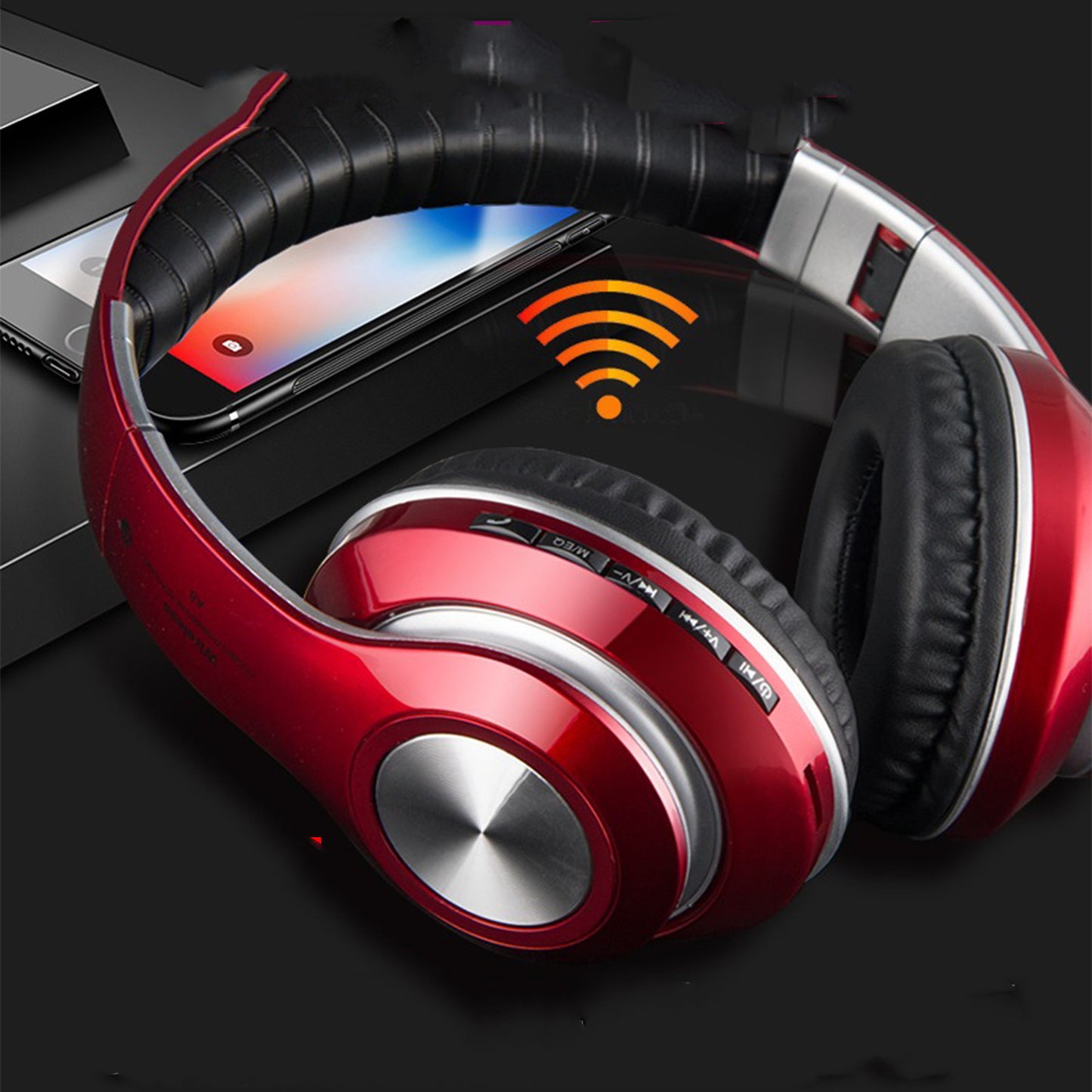 AirFold 5.0: Folding Wireless Stereo Bluetooth 5.0 Headphones