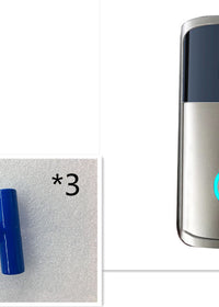 Silver and three batteries