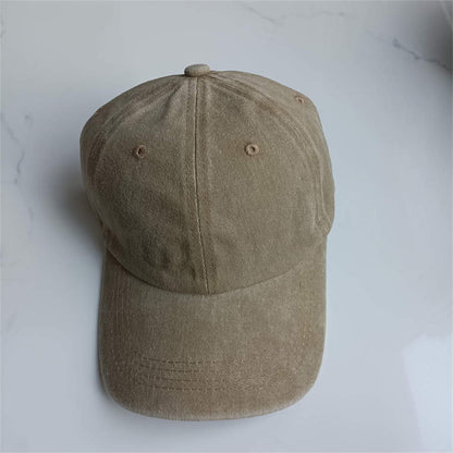 The Heritage Wash: Retro Washed Cotton Peaked Cap
