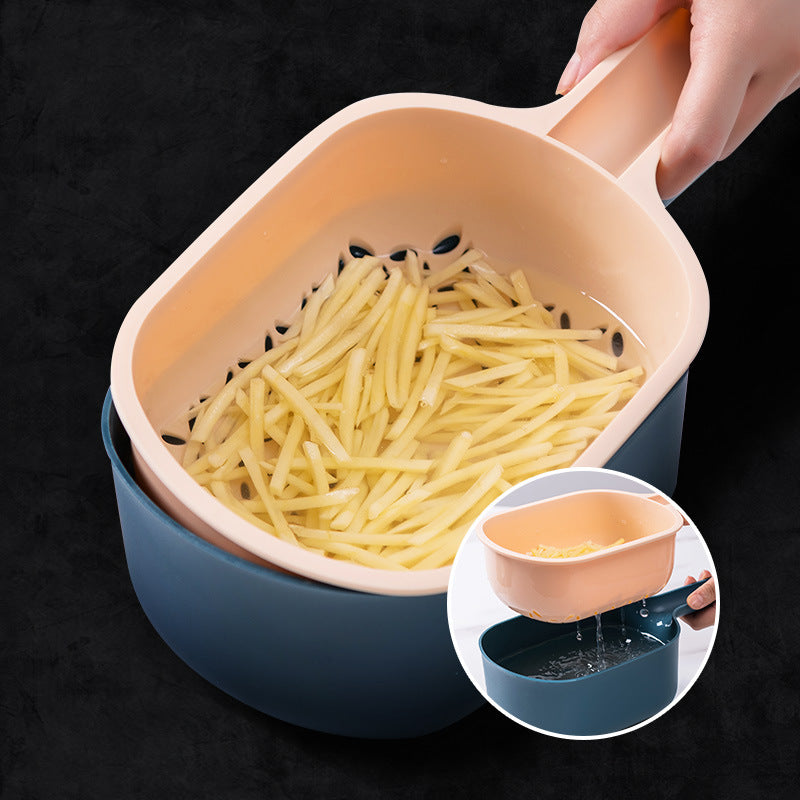 6-in-1 Vegetable Slicer & Grater | Fruit, Potato, Carrot & Cheese Peeler