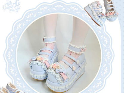 Round Head Platform Shoes Women