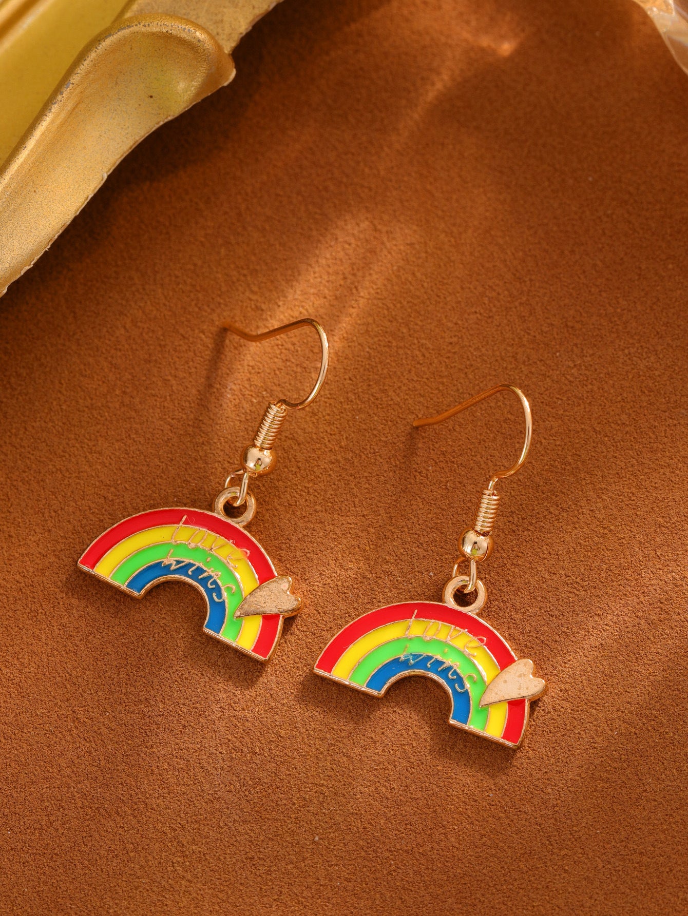 Creative New Rainbow Flag Rainbow Love Rainbow Earrings