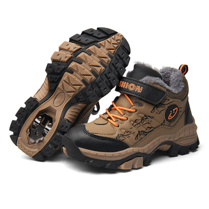 The Alpine Voyager: Dual-Cotton Performance Hiking Boots