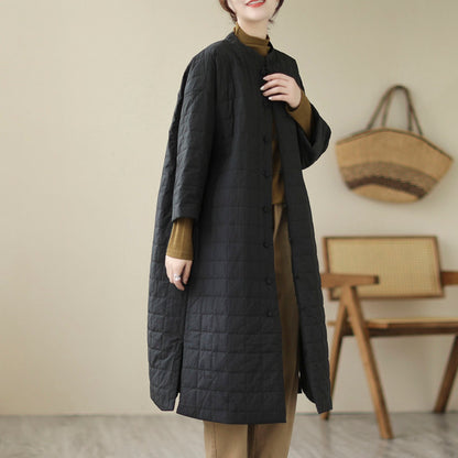 Women's Retro Chinese Knot Button Cotton Coat