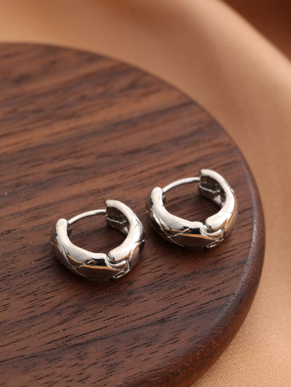 Smooth Geometric Hollow Earrings For Women