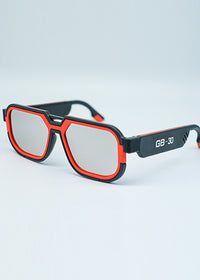 Black frame grey piece