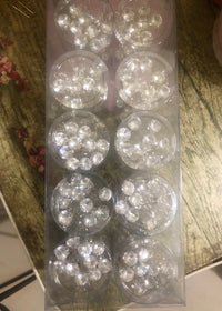 White K imitation zircon20pcs