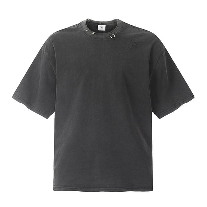 Fashion Short Sleeve Loose T-shirt Men