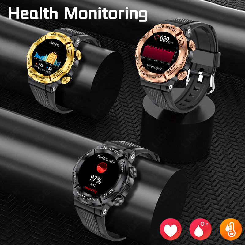 The Oxygen Link: Sleep & Bluetooth Calling Health Watch