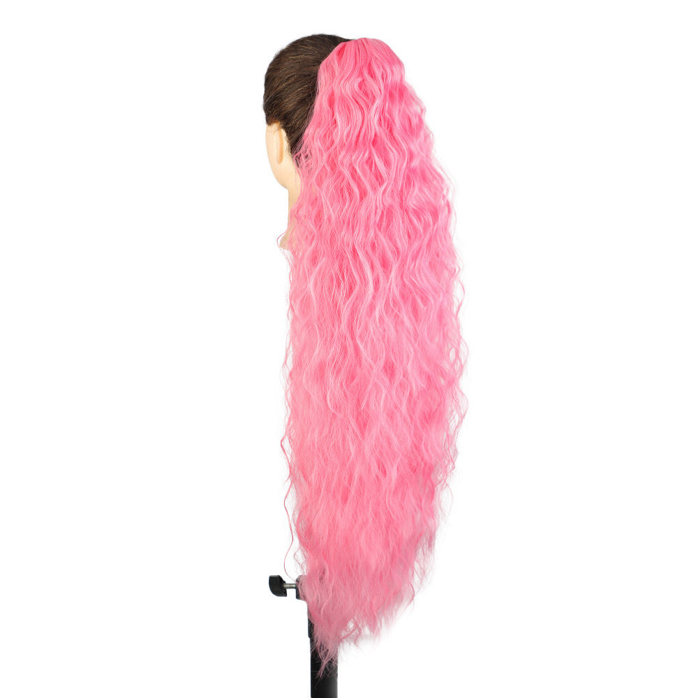 Grip Ponytail Fluffy Long Curly Hair Horse Tail Wig