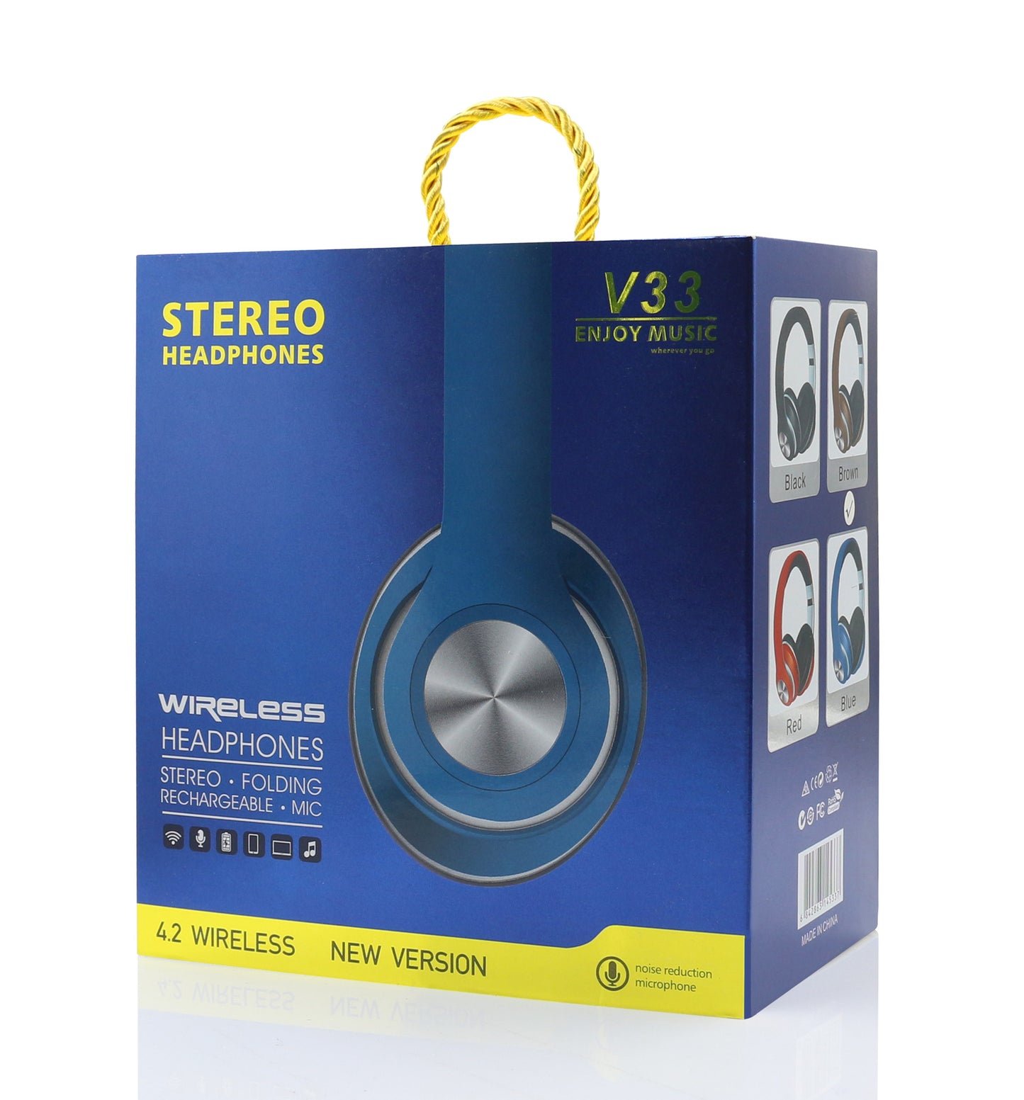 AirFold 5.0: Folding Wireless Stereo Bluetooth 5.0 Headphones