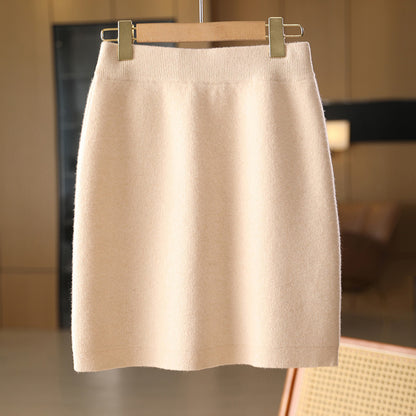 Women's Bags Body Little Short Dress Pure Wool Knit Skirt
