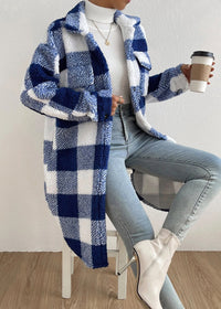 Blue And White Plaid