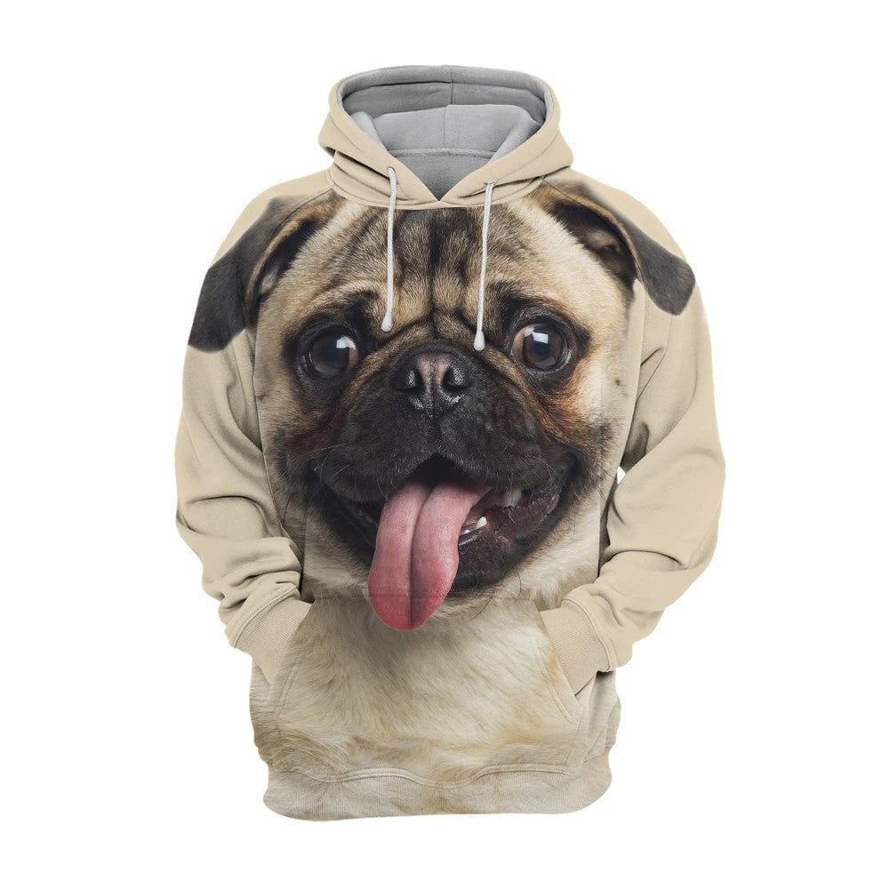 Canine Graphic Sportswear Thermal Hoodie