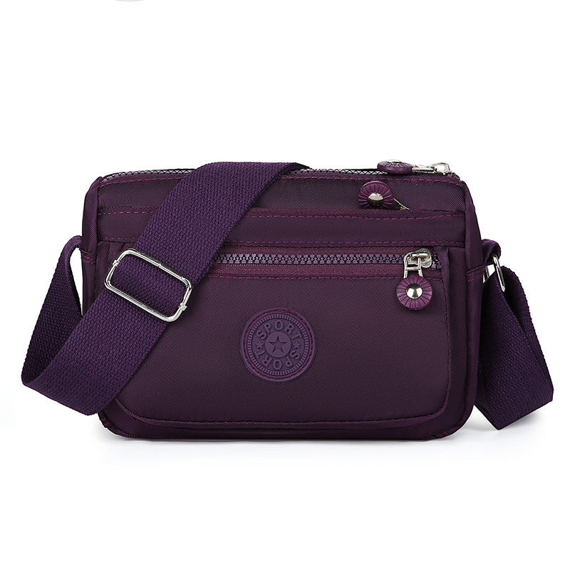 Multi-layer Casual Fashion Messenger Bag Trendy Mobile Phone Change Packet