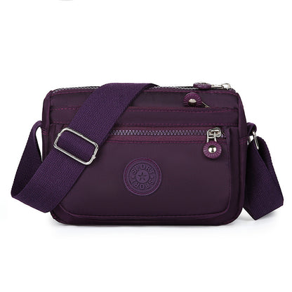 Multi-layer Casual Fashion Messenger Bag Trendy Mobile Phone Change Packet