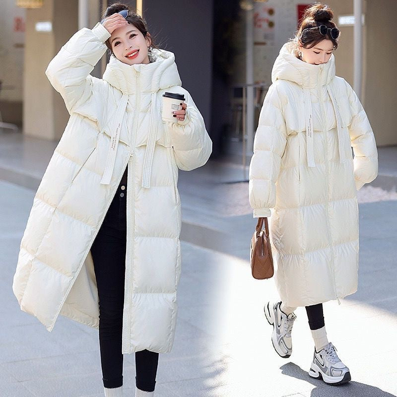 Women's Long Overknee Thickened Down Cotton-padded Coat
