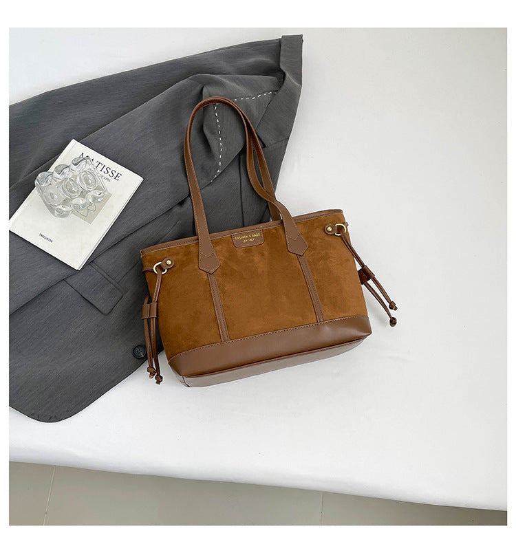 Shoulder Bag Stylish Good Texture Commuter Tote