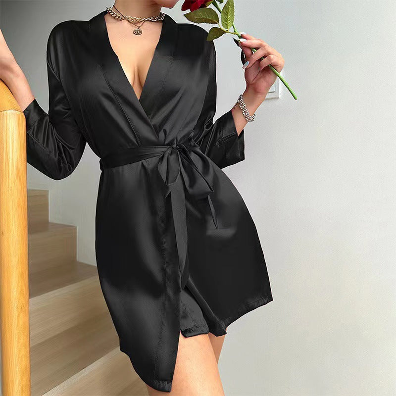The Solid Robe: Fashion Personality Ladies’ Robe