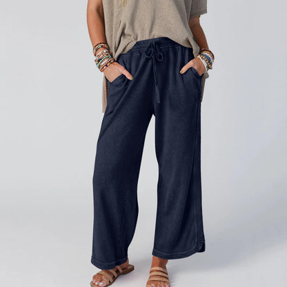 Women's Fashion Casual Wide Leg Leisure Sports Pants