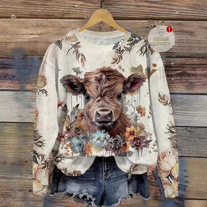Fashion Casual Printed Long Sleeve Women