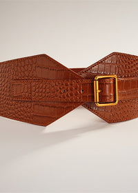 Brown Alloy Buckle