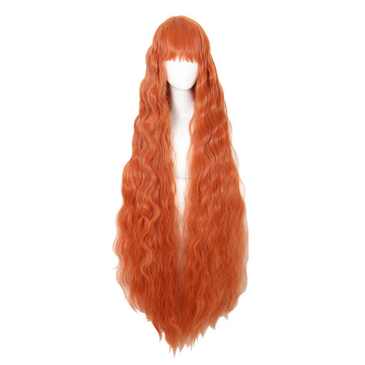 Cos Wig Orange 120cm Corn Scalding