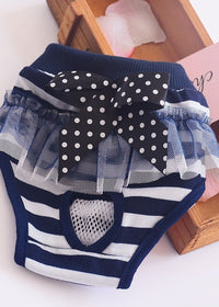 Navy blue stripes