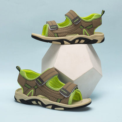 Elementary Kinetic: School-Ready Velcro Sports Sandals