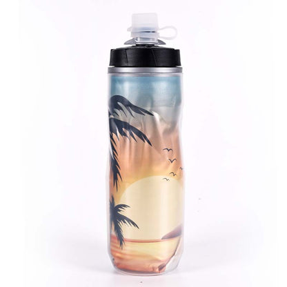 Road Cyclist: Insulated Large-Capacity Road Bike Water Bottle