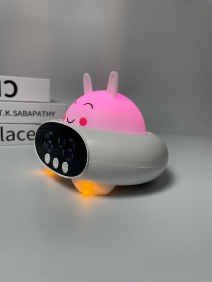 Fashion Design Color Night Light Bluetooth Alarm Clock Wake Up Light