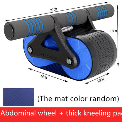 AbRoller Pro: Double Wheel Automatic Rebound Ab Wheel Roller for Men & Women
