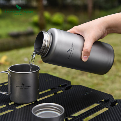 Pure Titanium: Ultra-Lightweight Mountaineering Kettle