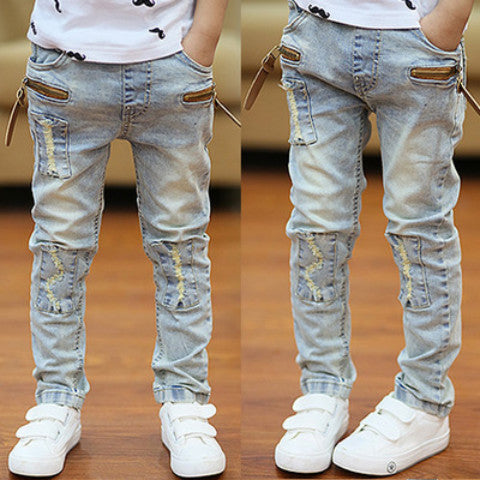 Boys Denim Trousers Childrens Clothing Rugged Reliability