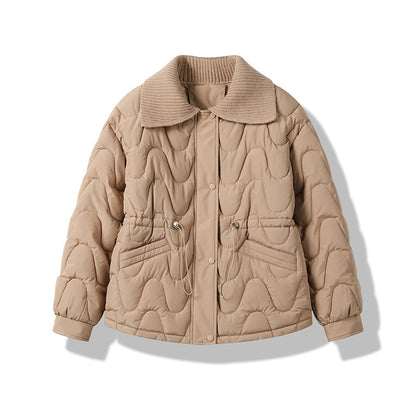 Women's Cotton-padded Lapel Winter Wool