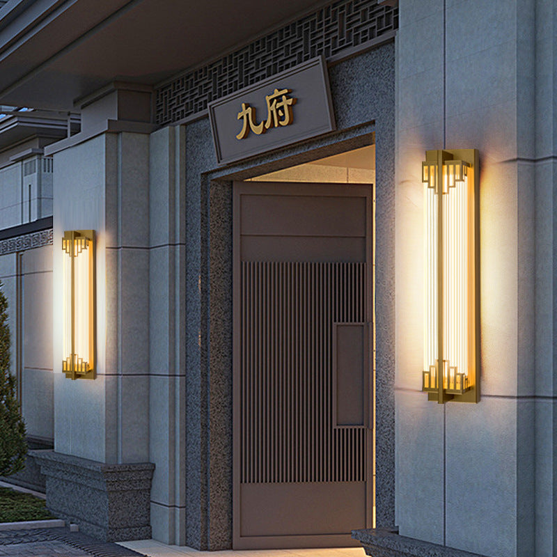 Courtyard Outdoor Wall Lamp Gate Lamp Villa Waterproof Lamp