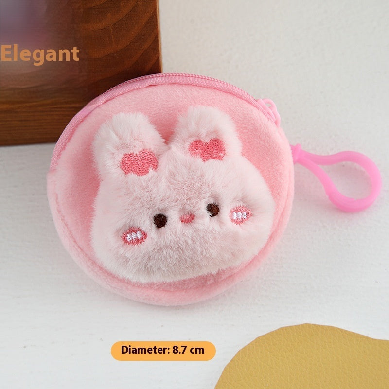 Cute Cartoon Plush Wallet Can Be Stored