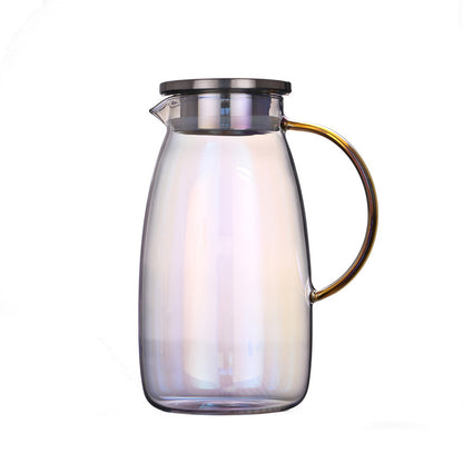 Colorful Cold Water Bottle Borosilicate Glass Pot