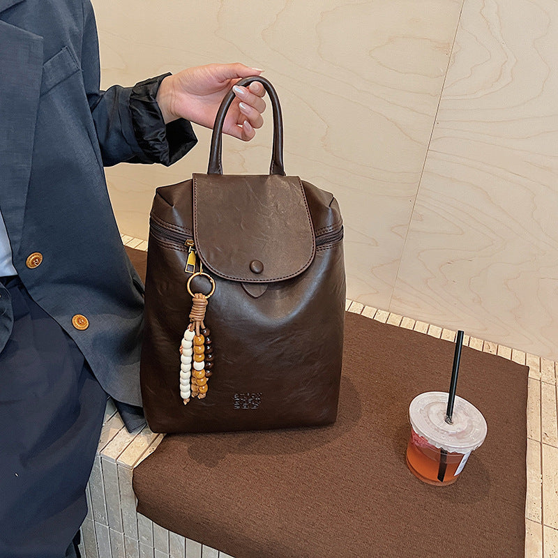 Personal Influencer Backpack New Fashion Retro Women Travel Bag