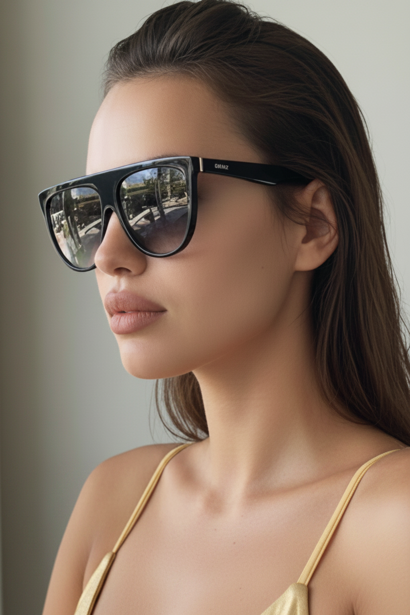 Women's Gradient Lens Full Frame Shades Unisex Sunglasses