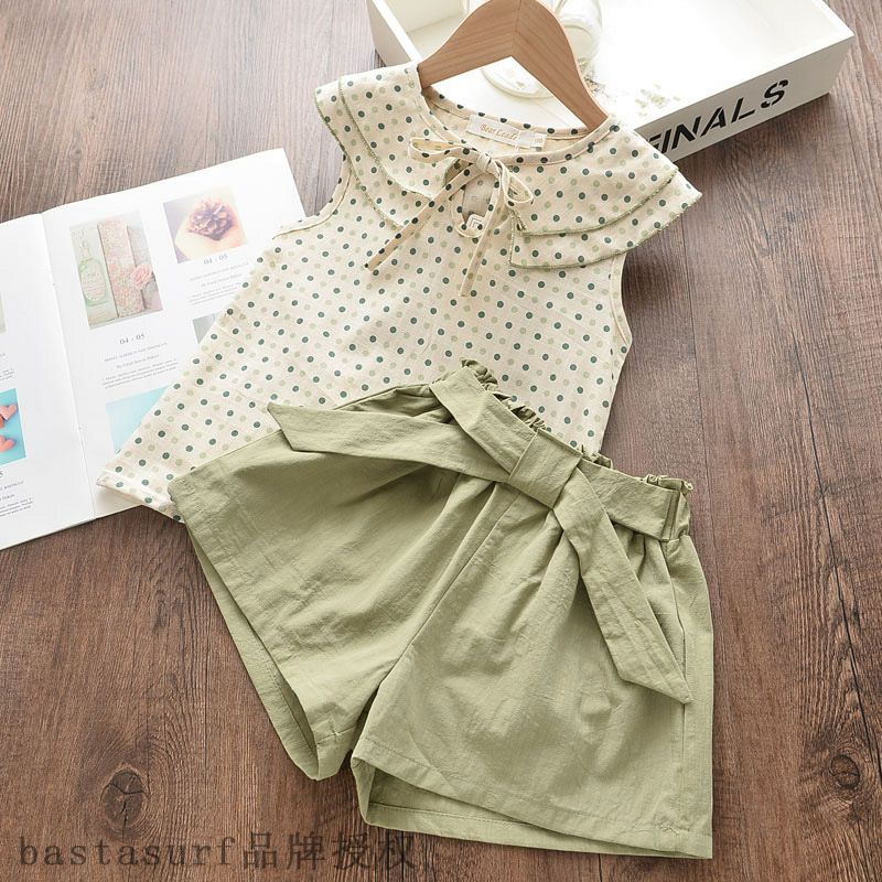 Azure Chiffon: Cool Girl Sling Two-Piece & Sun Hat Set