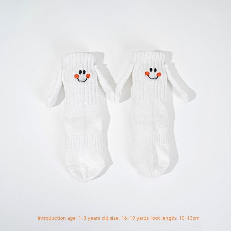 The Magnetic Bond: Magnetic Hand-Holding Tube Socks