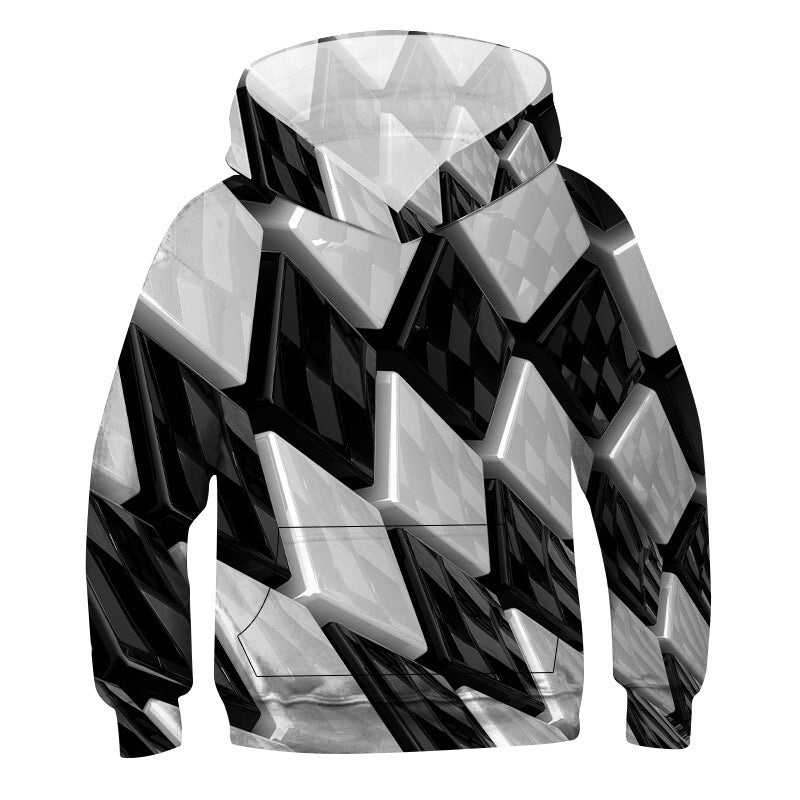 Immersive 3D Vision Digital Graphic Hoodie