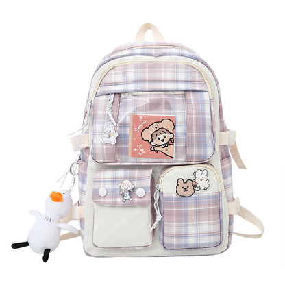 High School Students Junior High  Primary And Secondary  College Ins Style Backpacks