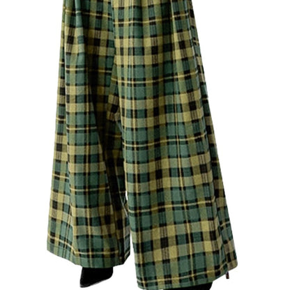 Retro Fashionable High Waist Slimming Wide-leg Pants For Women