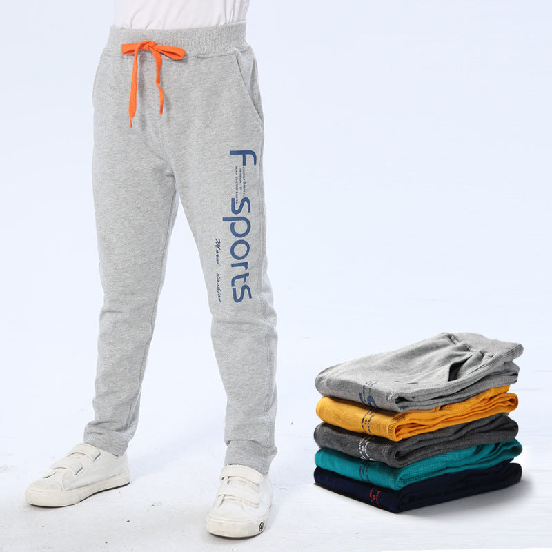 Fashion Cute Solid Color Childrens Cotton Casual Anti-Mosquito Pants Protective Charm
