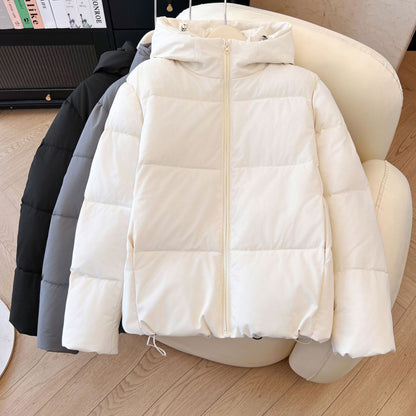 Down Cotton Jacket Windproof Hood
